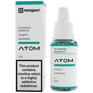 HS Menthol Sensation E Liquid 10ml Atom Series (10 Pack)
