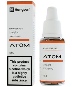 Hangsenberg E Liquid 10ml Atom Series (10 Pack)