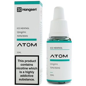 Ice Menthol E Liquid 10ml Atom Series (10 Pack)